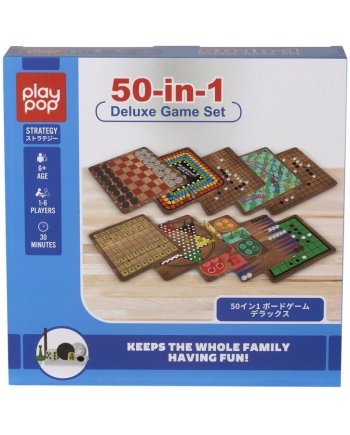Playpop 50-In-1 Deluxe Game Set Strategy Game
