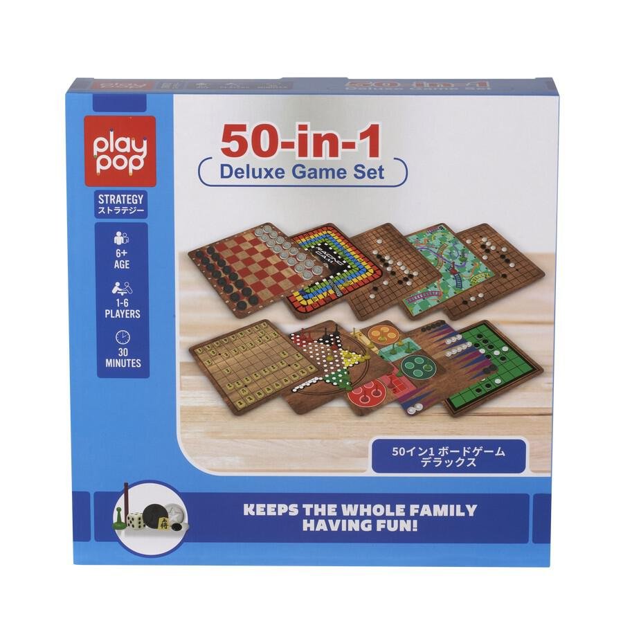 Playpop 50-In-1 Deluxe Game Set Strategy Game