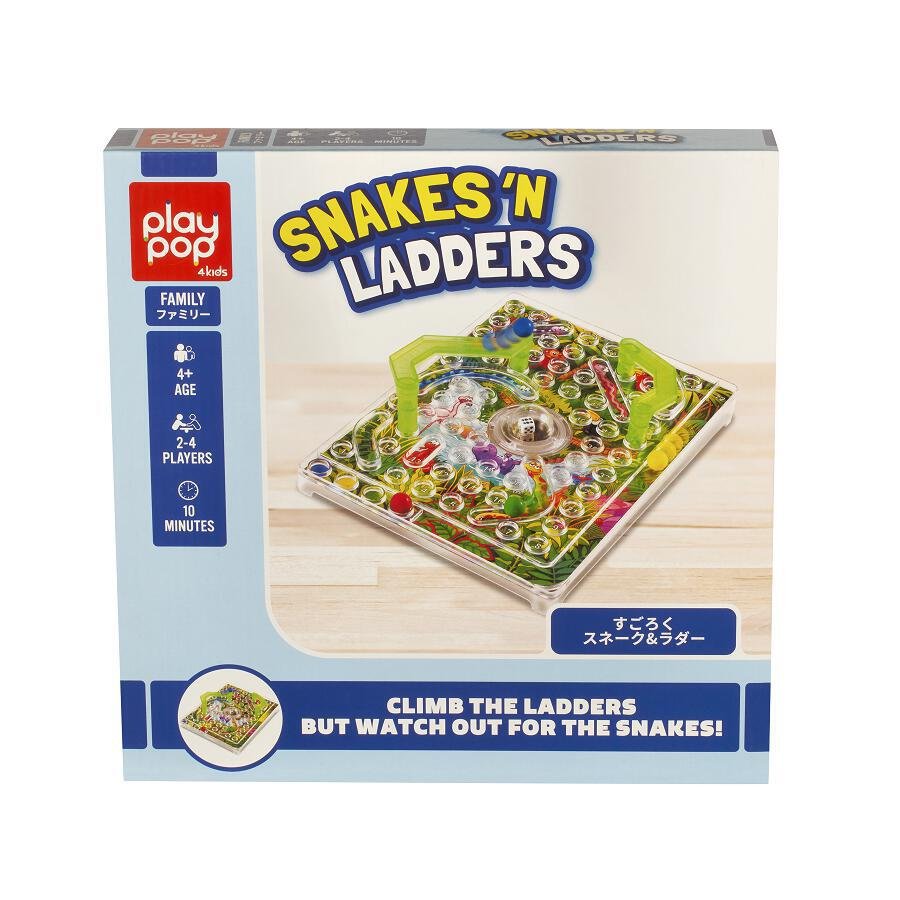 Playpop Snakes 'N Ladders Family Game